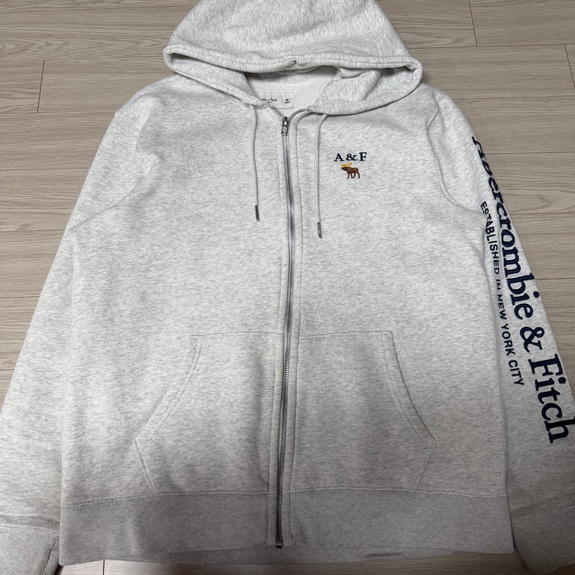아베크롬비 아이보리 후드집업 m 상품이미지2