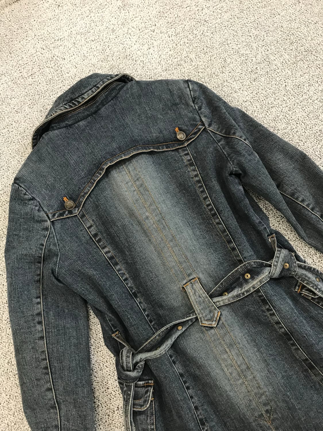 웨스턴 크롭 롱코트 상품이미지10