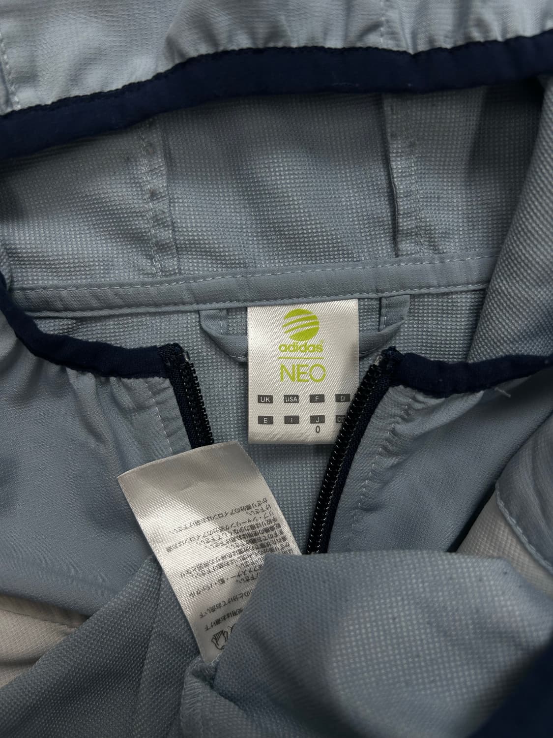 아디다스 일본판 스카이블루 배색 바람막이 상품이미지6