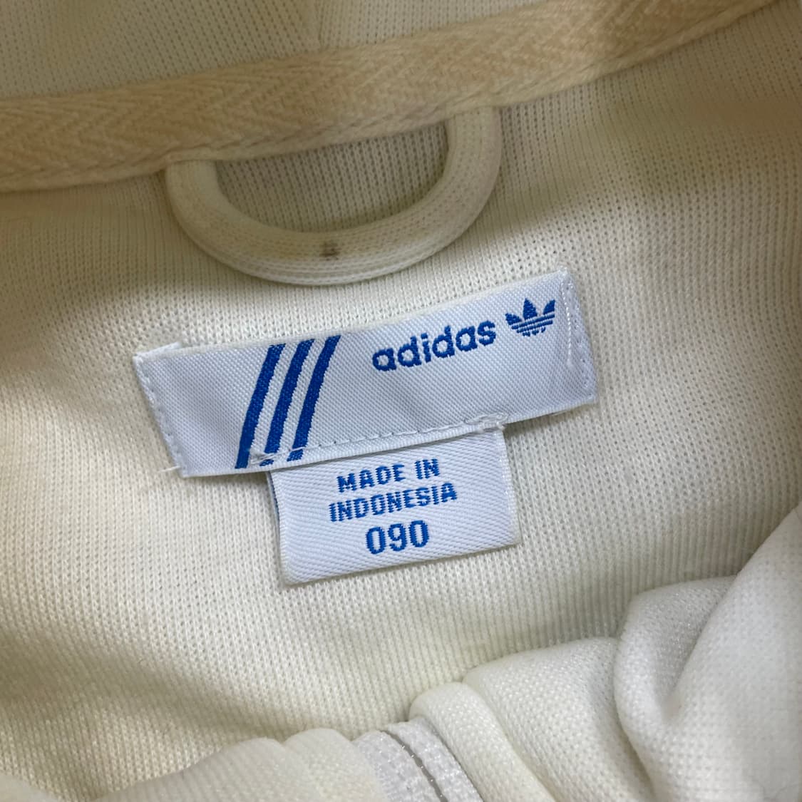 아디다스 화이트 핑크 후드플락 트랙 후드집업 상품이미지4