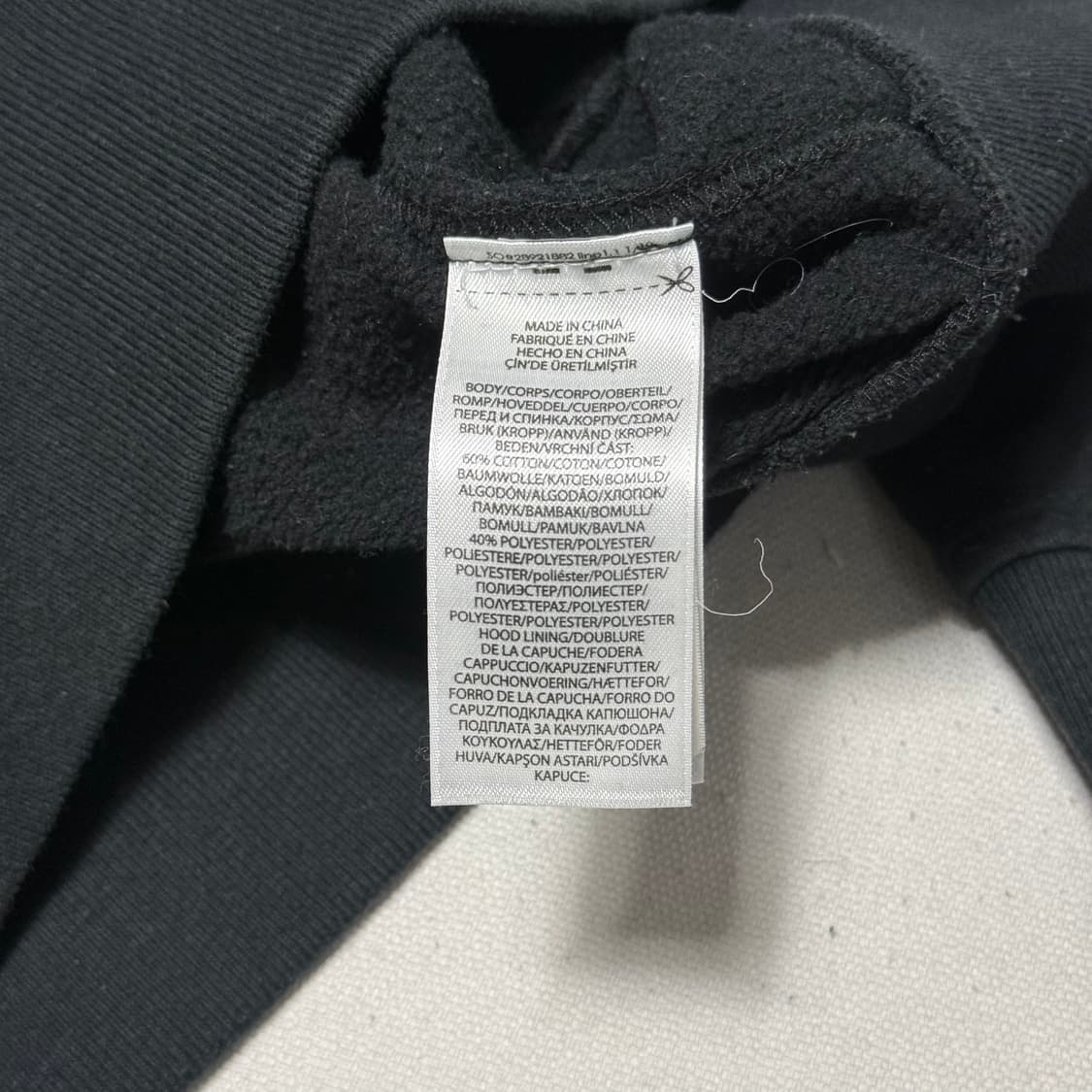 S 폴로랄프로렌 블랙 기모 후드티 상품이미지5