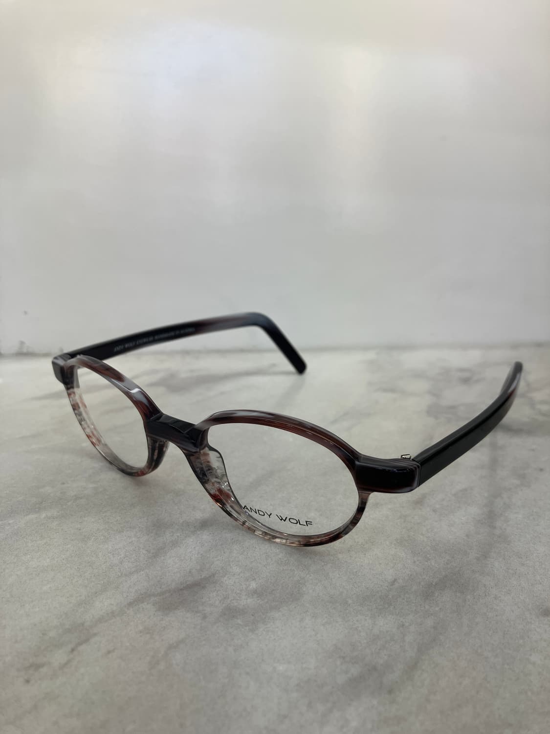 앤디 울프 Andy wolf 믹스브라운 오벌 뿔테 수제 안경 상품이미지7
