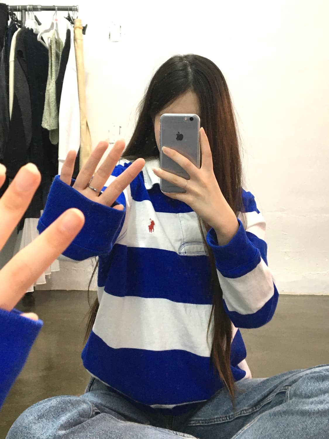 폴로 랄프로렌 스트라이프 카라티 M 상품이미지7