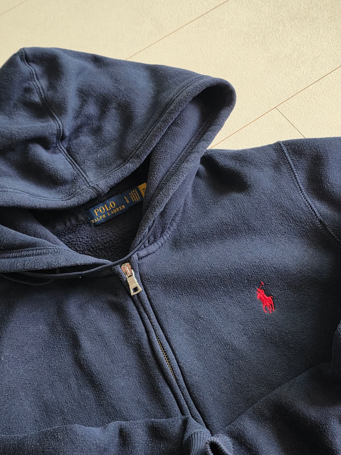 폴로 랄프로렌 후드 집업 보이즈 L 여성 55-66 qr인증 상품이미지2