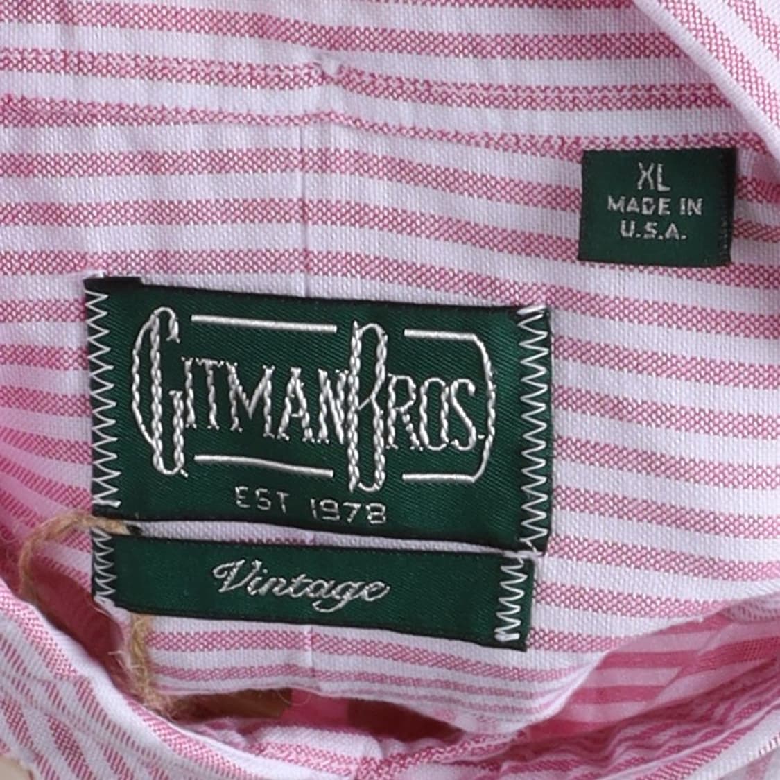 짓먼 브로스 Gitmanbros Stripe Cotton Shirt 
 상품이미지7