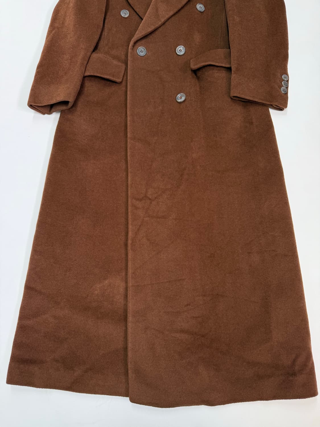 VTG 90s DOUBLE-BREASTED LONG COAT 상품이미지4