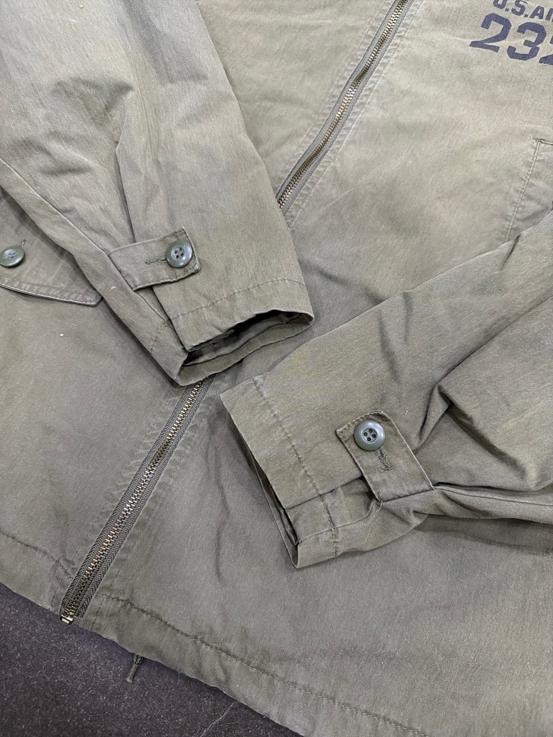 올드크로우 U.S.A 에어포스 항공자켓 올리브 L 상품이미지7