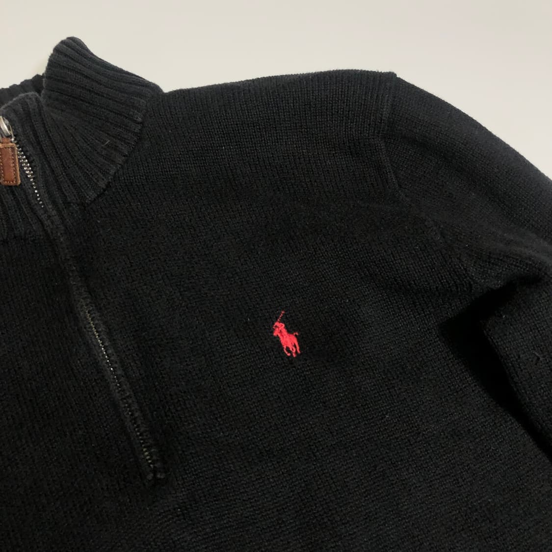 폴로 랄프로렌 하프집업 니트 실측m 상품이미지4