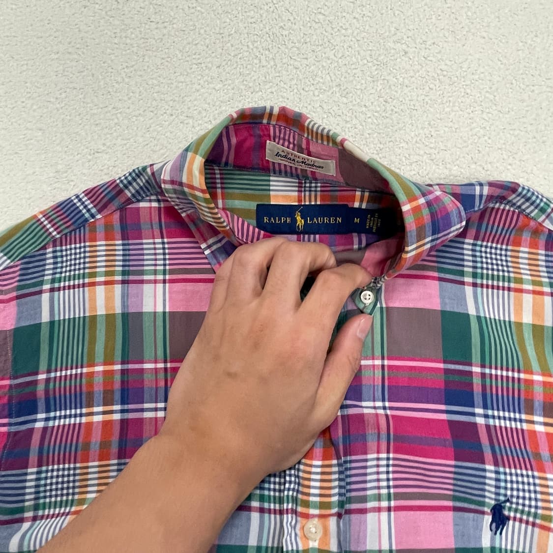 Polo Ralph Lauren pink check shirt  상품이미지6