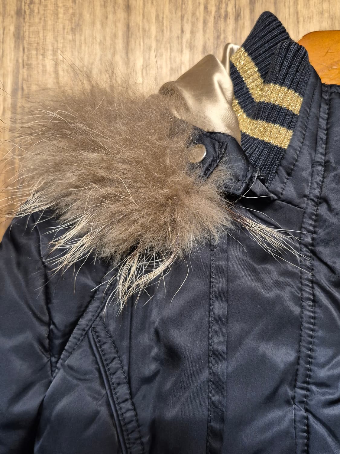 VINTAGE GOLD POINT FUR PADDING  상품이미지5