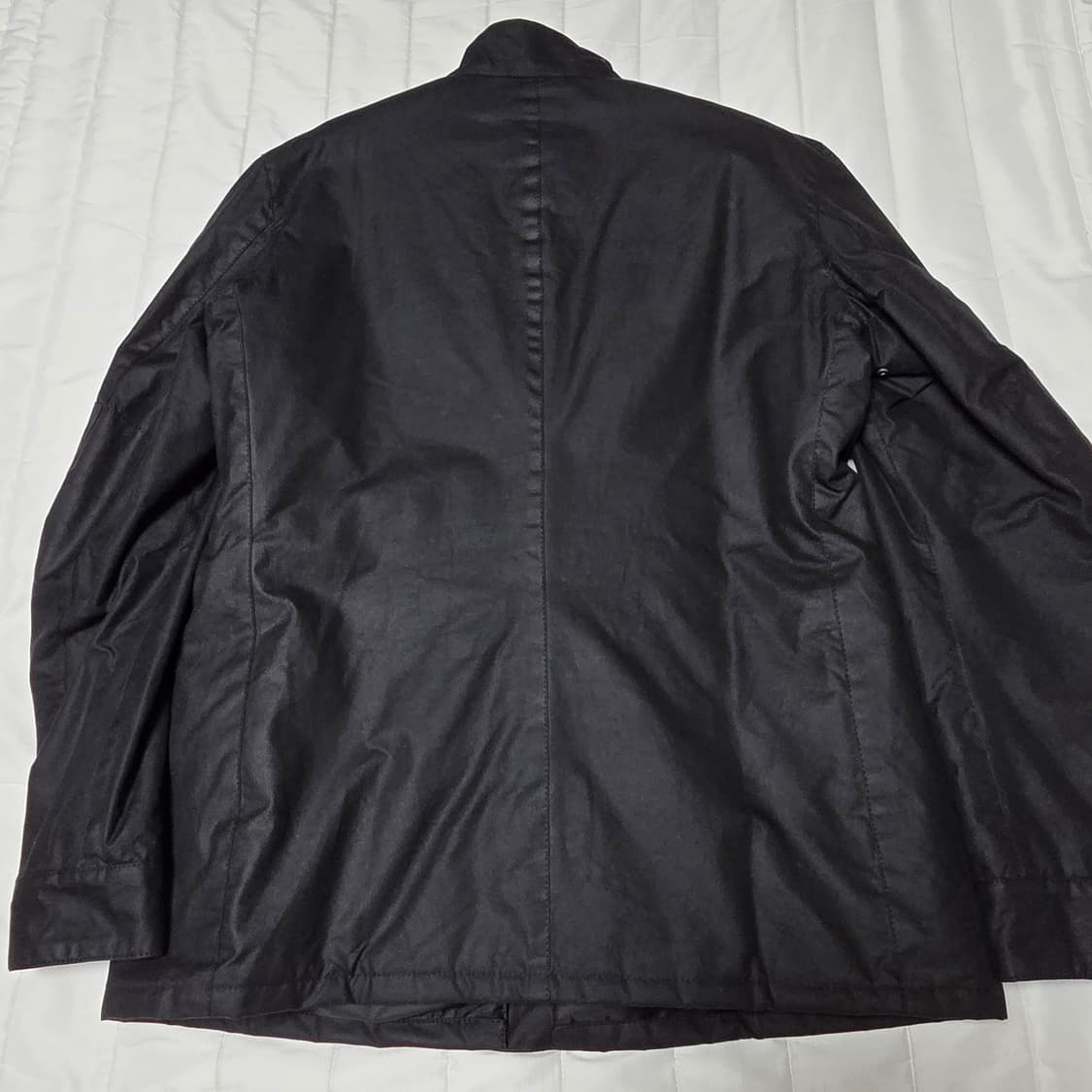 [L]바버 인터네셔널 듀크 왁스자켓+정품벳지 블랙 2회착 상품이미지8