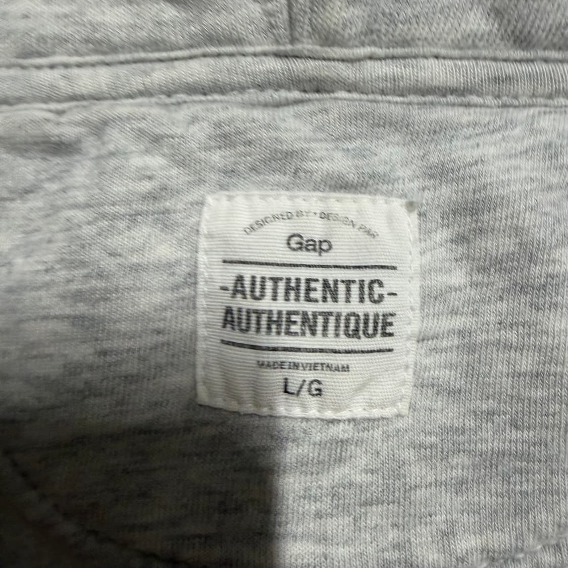 갭 그레이 후드집업 L 상품이미지3