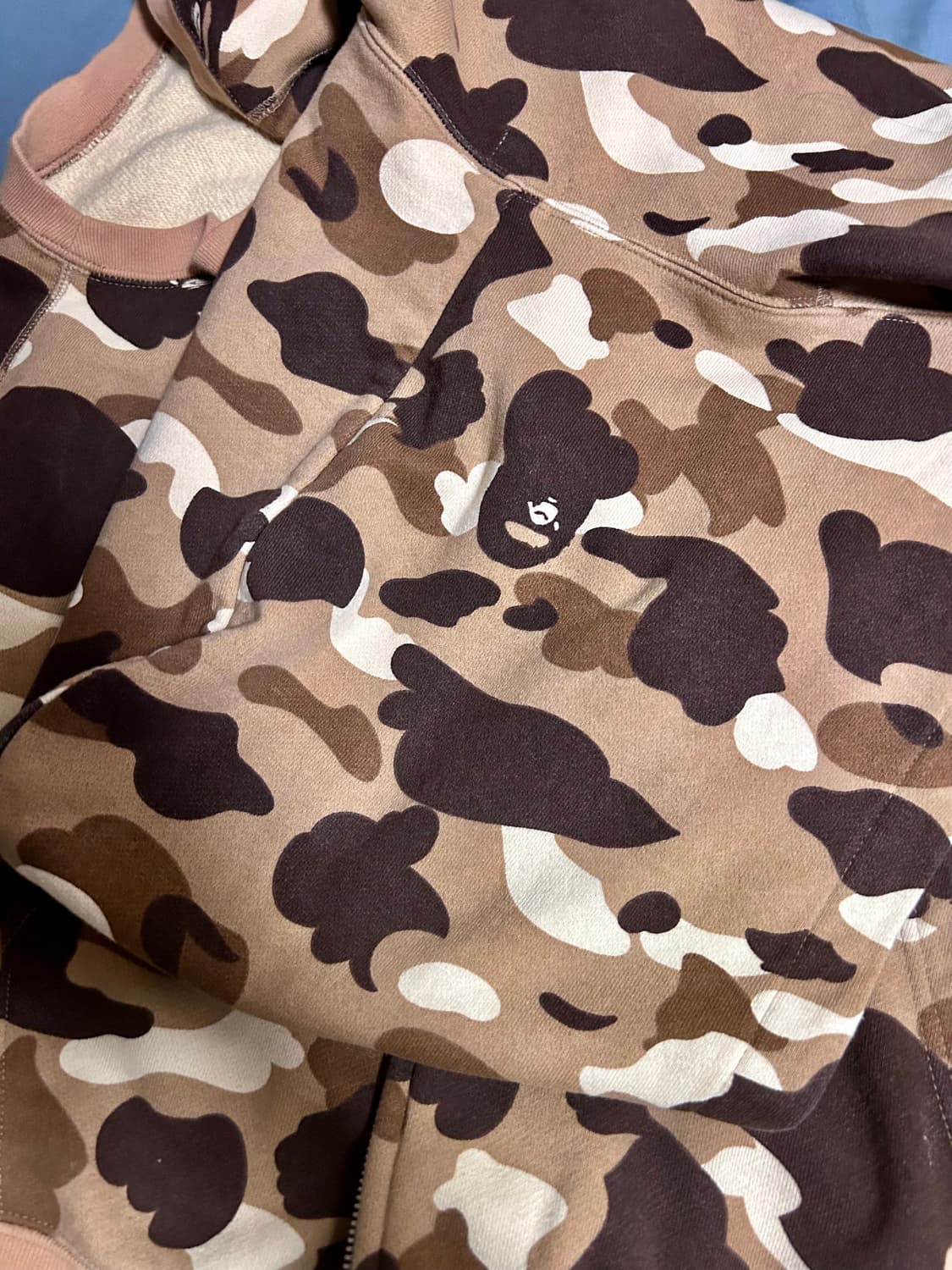 베이프 OG nigo 06AW 갈계 카모 베스트 후드집업 L  상품이미지3
