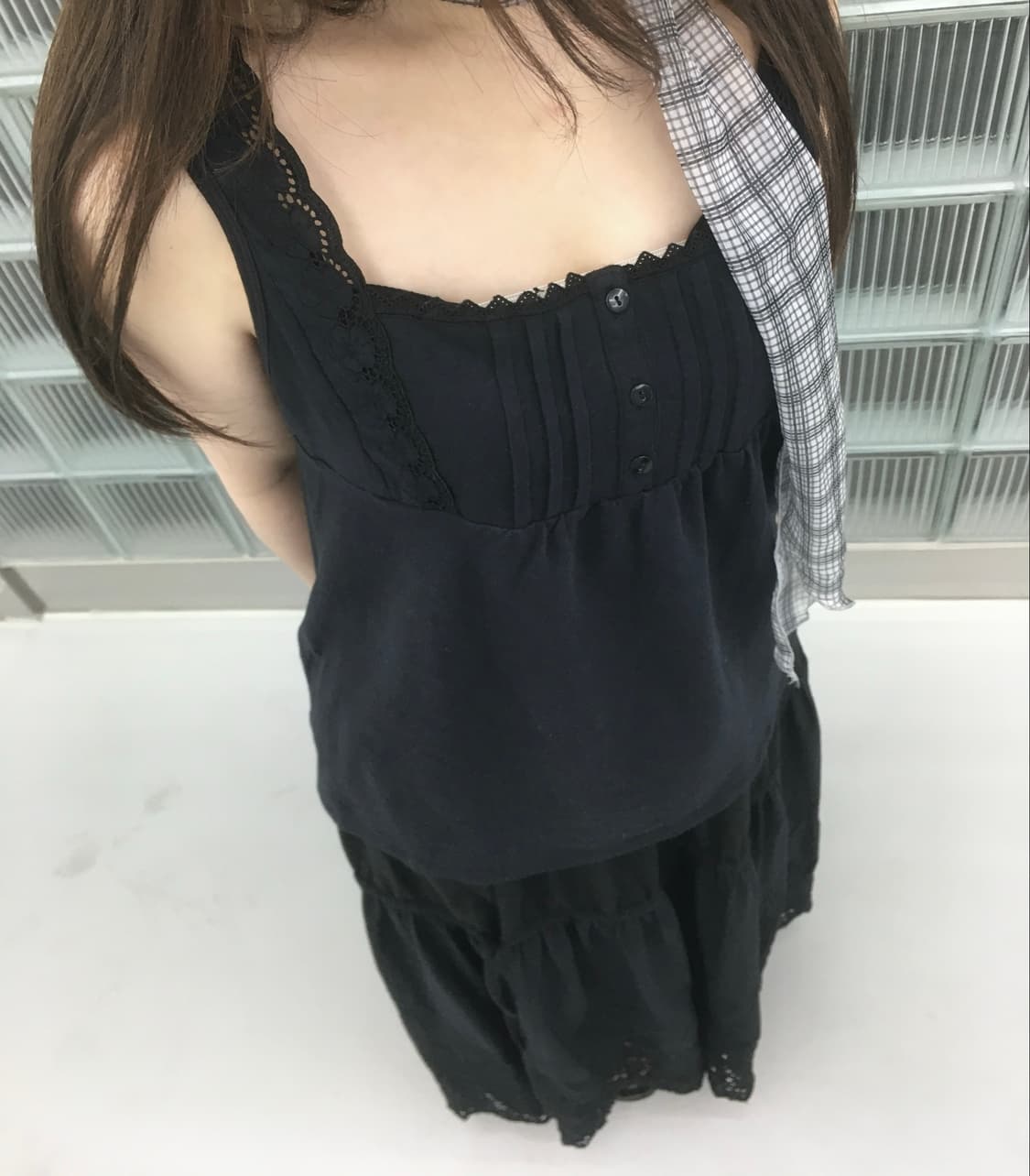 Noir Lace Top 상품이미지3