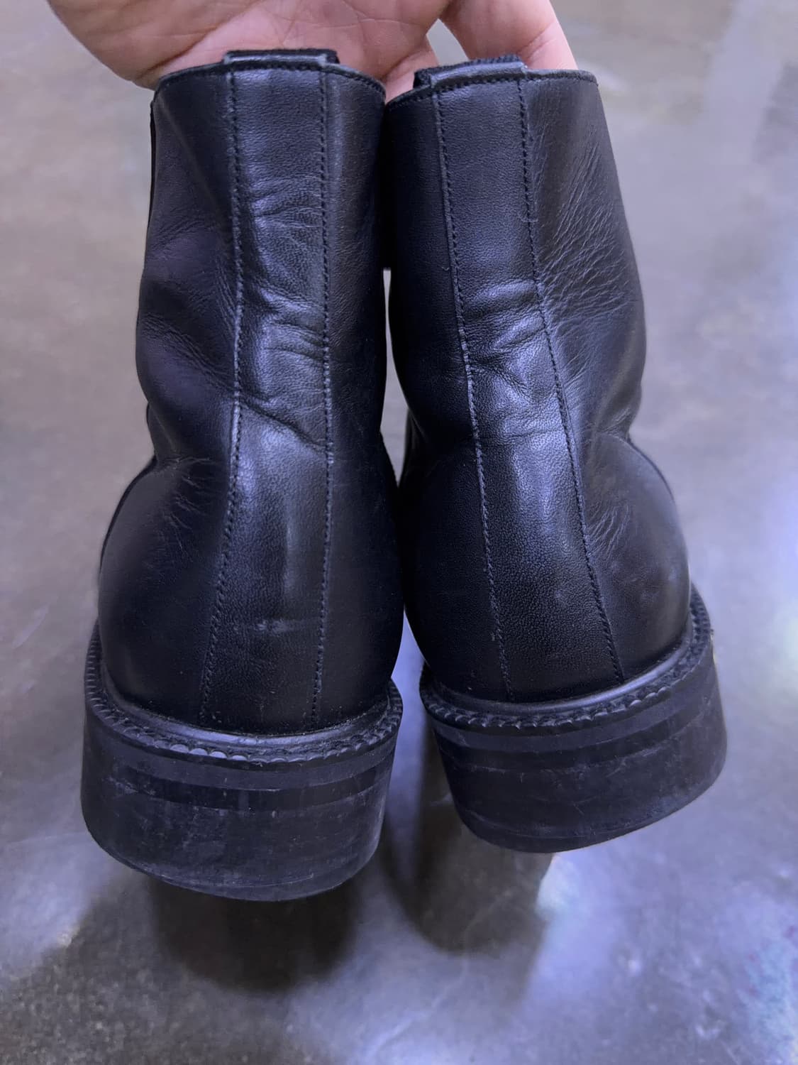 mmrb 메모러블 사이드 지퍼 부츠 블랙 255 상품이미지7