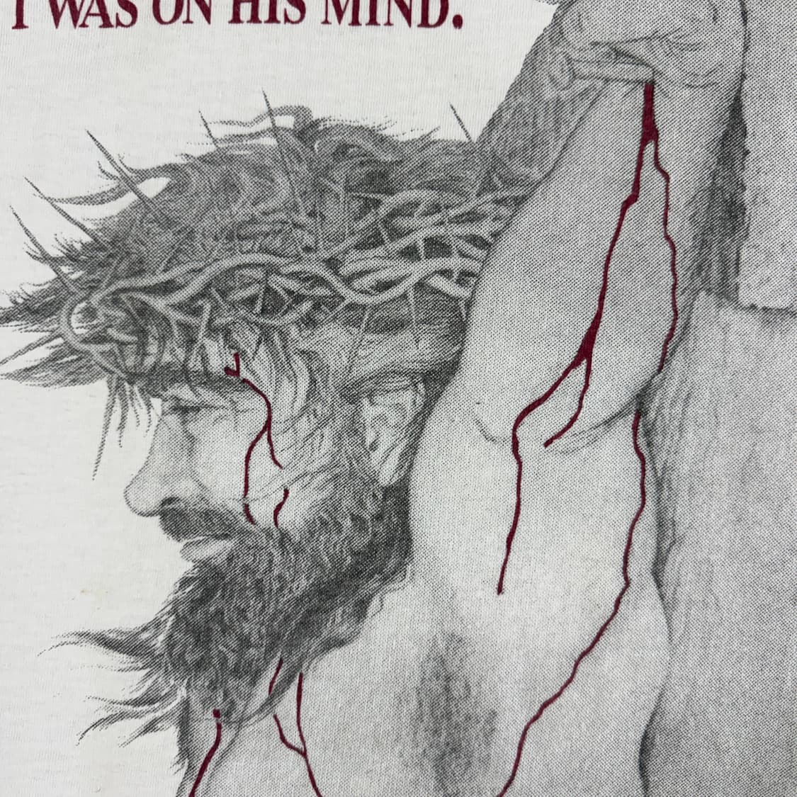 빈티지 90s Jesus on the cross 지저스 티셔츠 상품이미지4