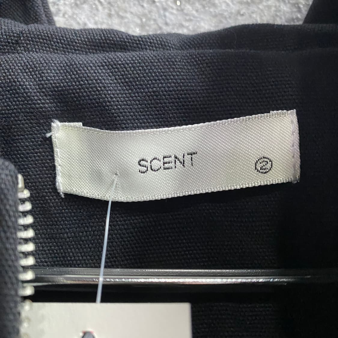 빈티지 SCENT 패치 블랙 워크 후드 자켓 B3534 상품이미지4