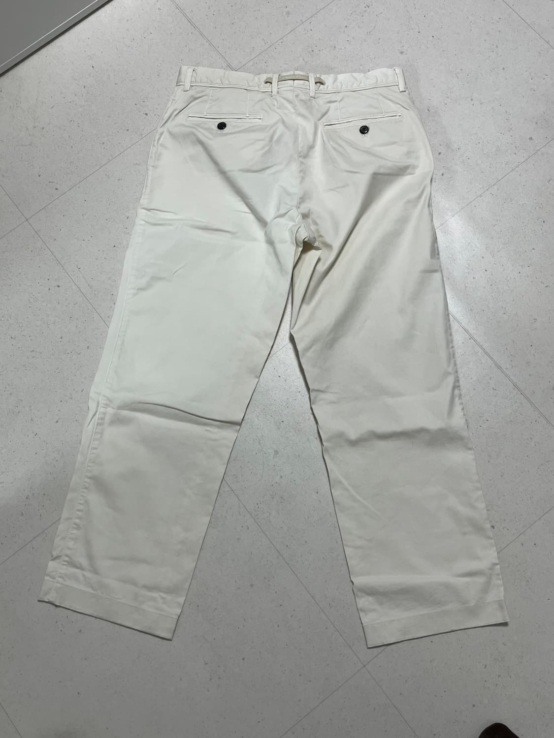 [31] 라이즈앤빌로우 화이트 치노팬츠 상품이미지2