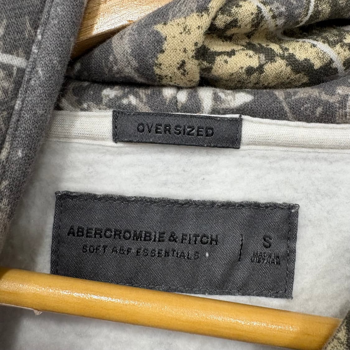 아베크롬비 팝오버 카모 후드티 상품이미지3