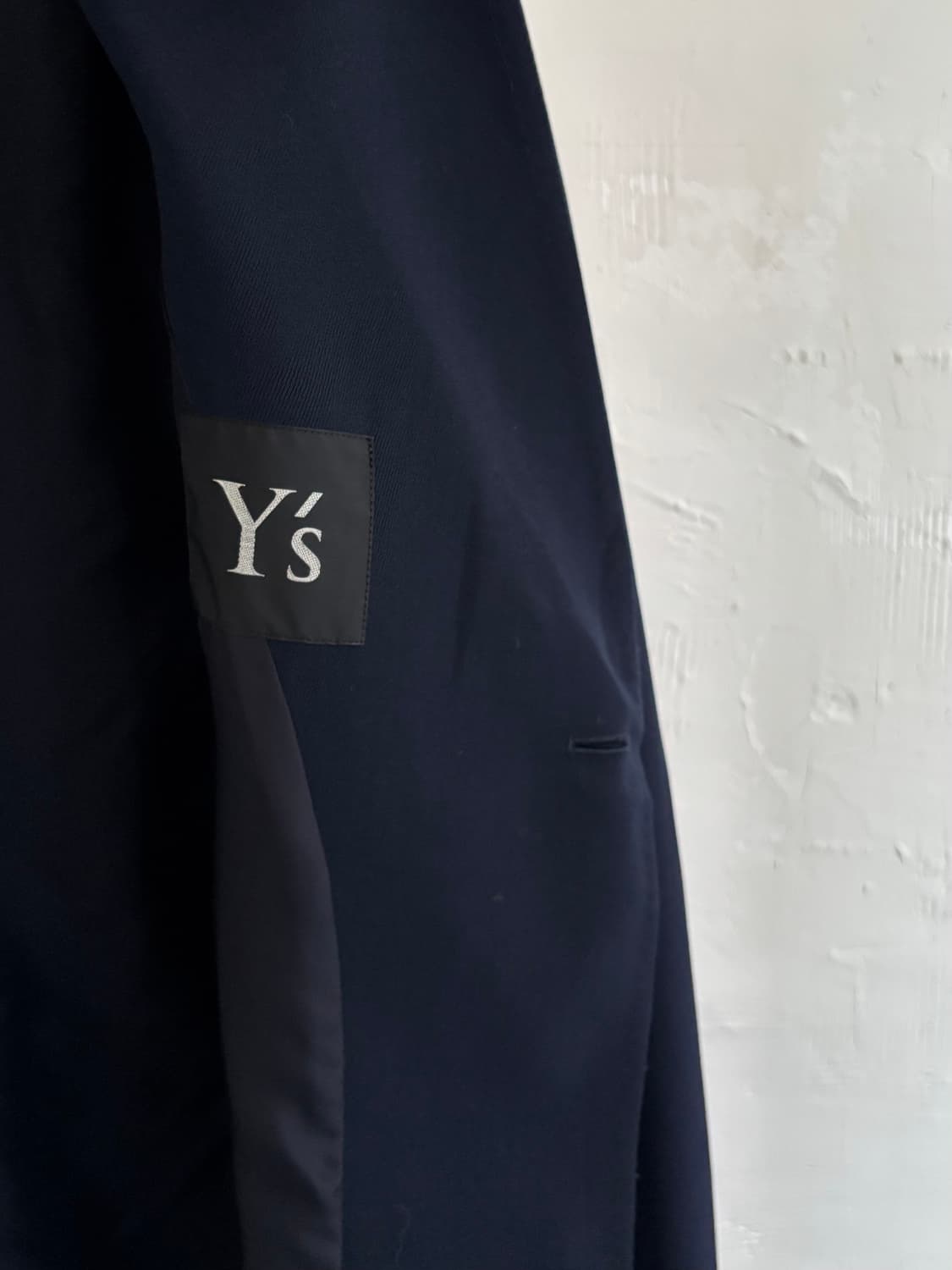 Y’s 요지야마모토 네이비 언발 더블 블레이저 자켓 상품이미지7
