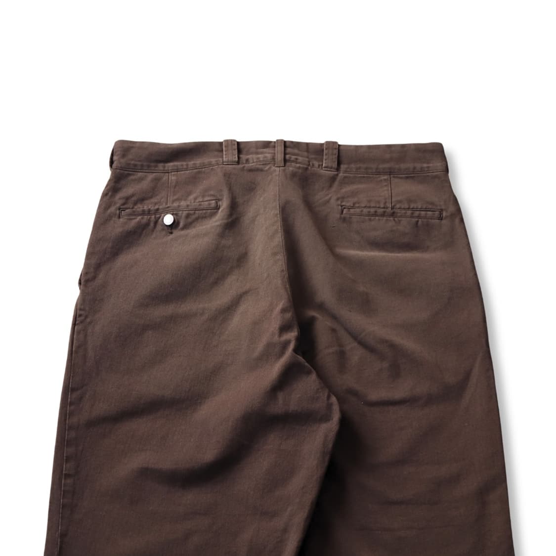 [2] A.PRESSE 아프레쎄 빈티지 트윌 워크 팬츠 브라운 상품이미지5