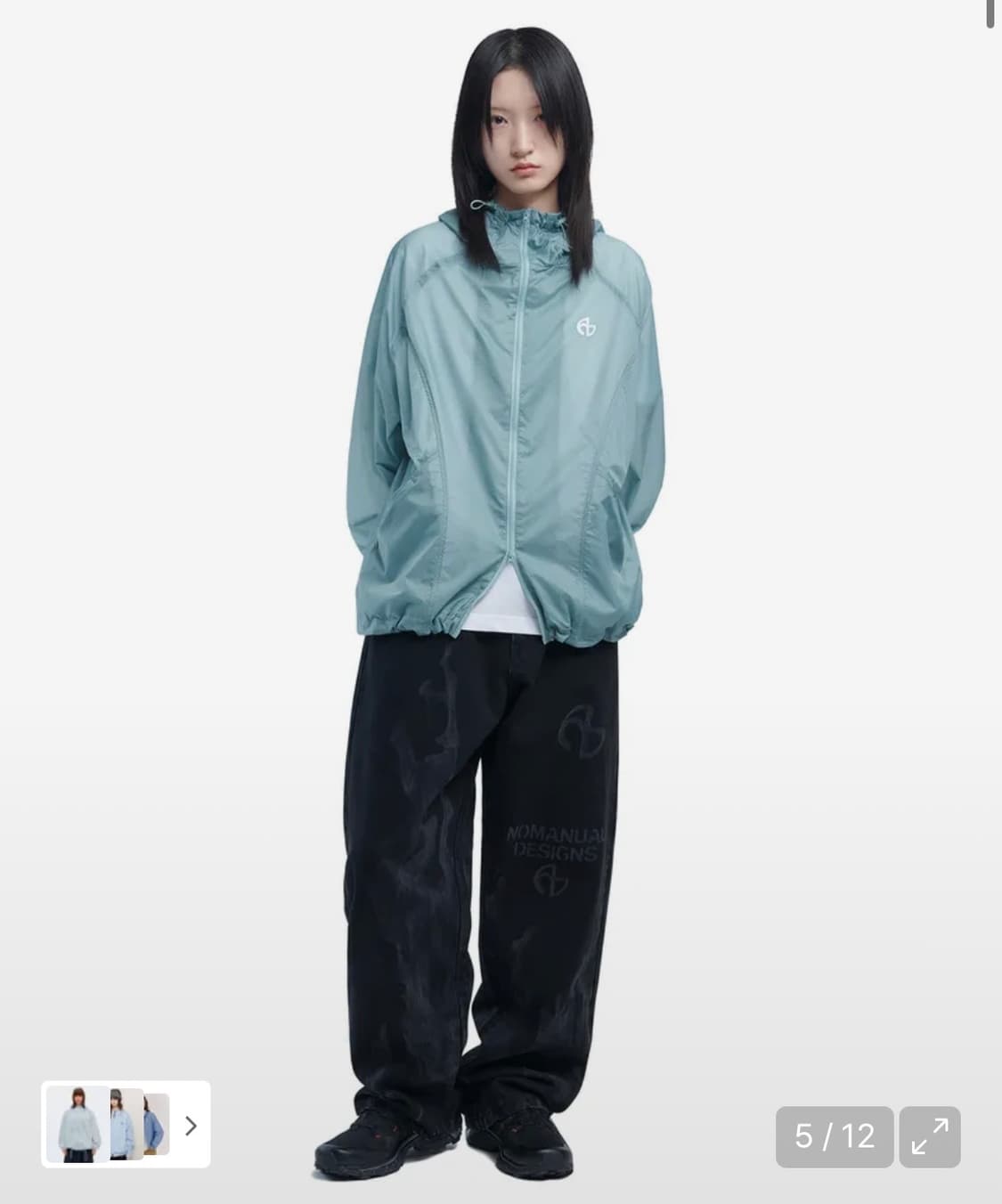 노매뉴얼 AETHER NYLON JACKET - MARINA 상품이미지5