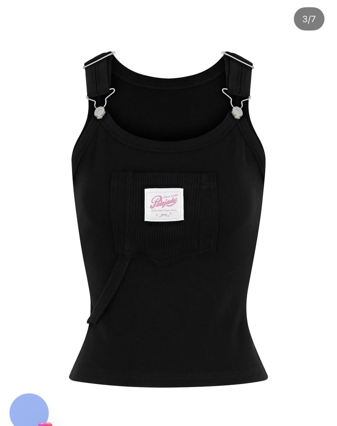 (미착용 새상품 세트) 페일제이드 멜빵 나시 탱크톱 블랙 화이트 상품이미지7