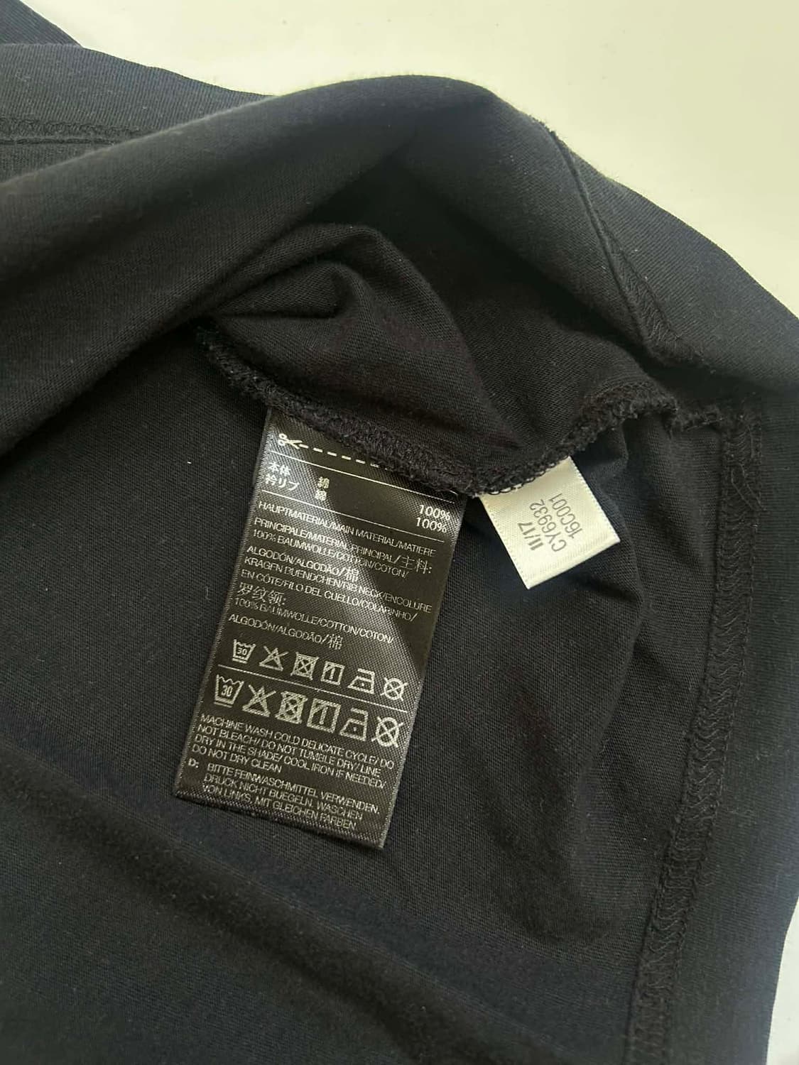 [S] Y-3 와이쓰리 백 로고 프린트 반팔 티셔츠 상품이미지4