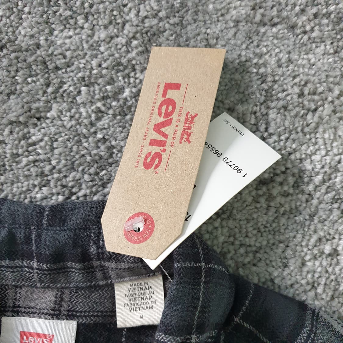 Levi's 체크 긴팔 셔츠 상품이미지6