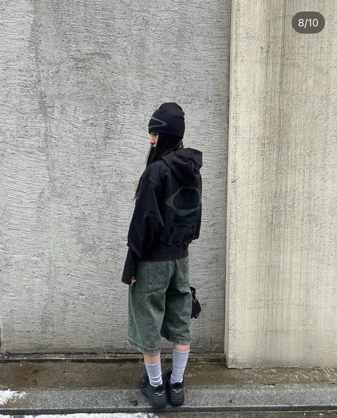 미스치프 비니 블랙 (새상품) 상품이미지3