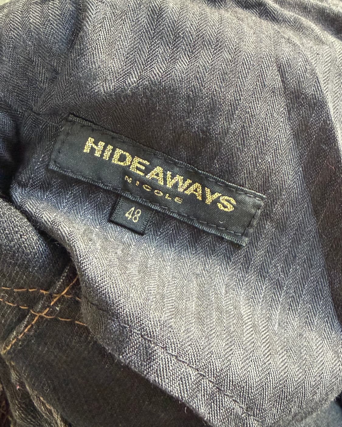 Hideaways 워싱 블랙데님 팬츠 상품이미지6