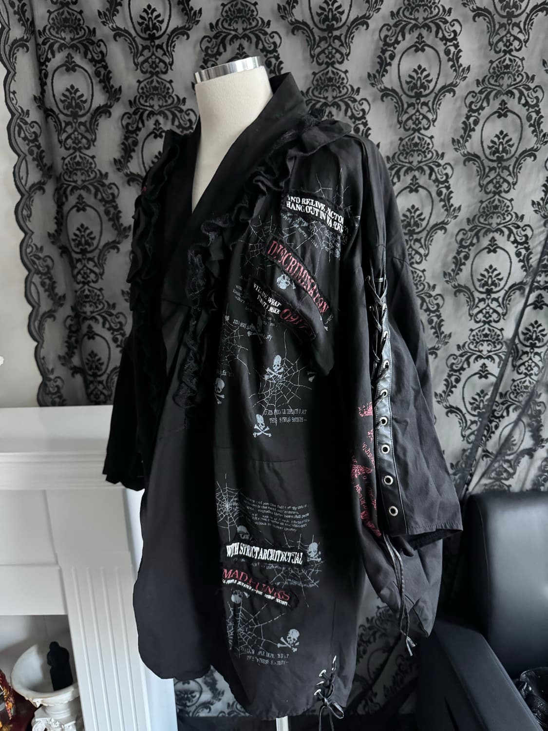 매드펑크 코르셋 로브 자켓 상품이미지7