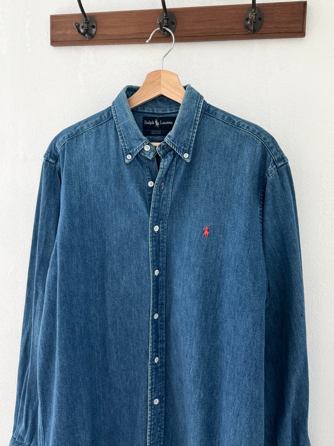 폴로 데님 셔츠 made in USA 상품이미지1