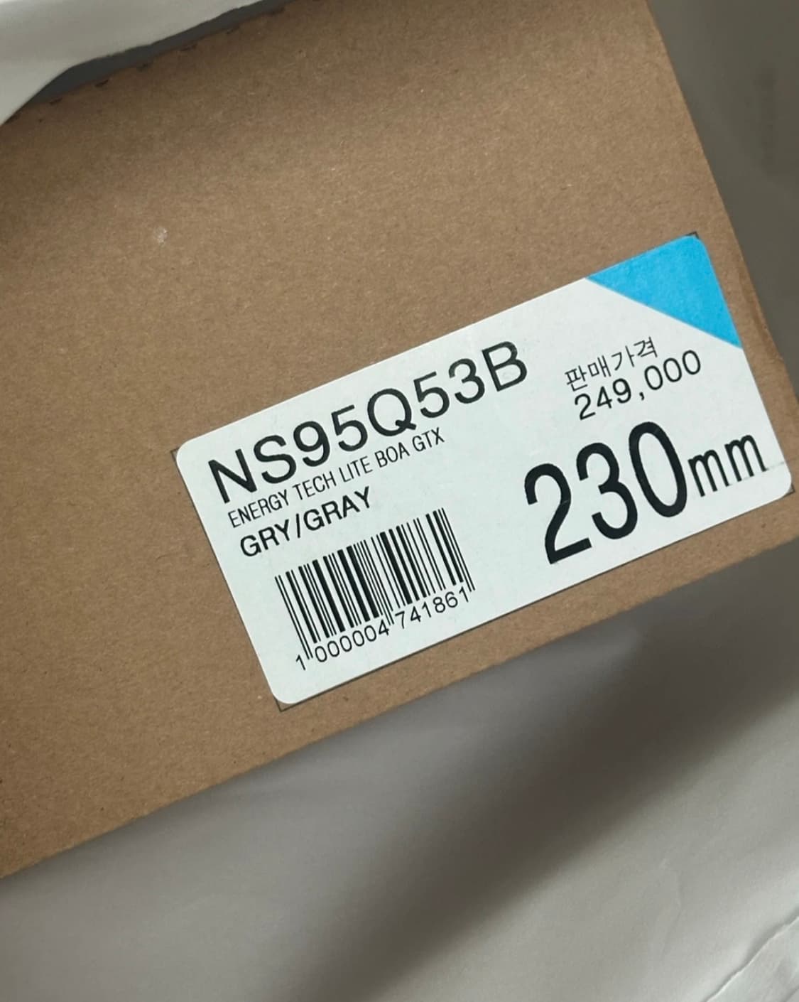 [새상품] 노스페이스 등산화 230 그레이 상품이미지2