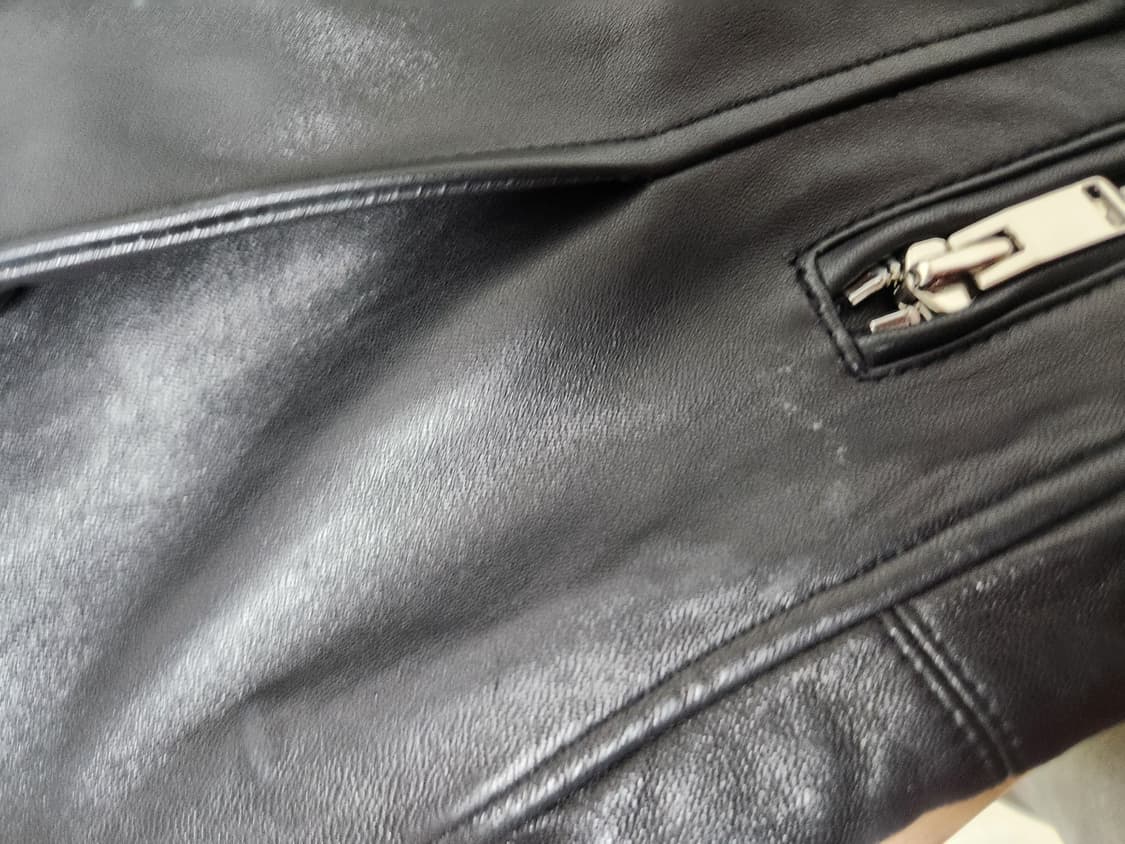 이탈리안레더 블랙 라이더 자켓  XL - J32 상품이미지9