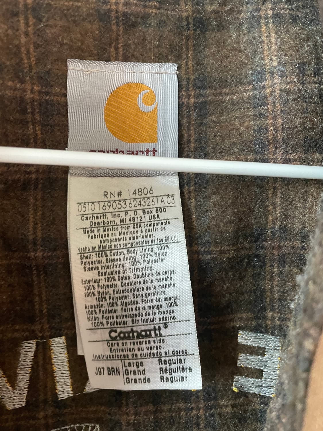 [L] j97 칼하트 디트로이트 자켓 카멜 상품이미지5