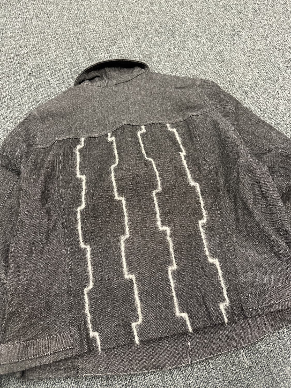 재패니즈 빈티지 흑청 데님자켓 상품이미지6