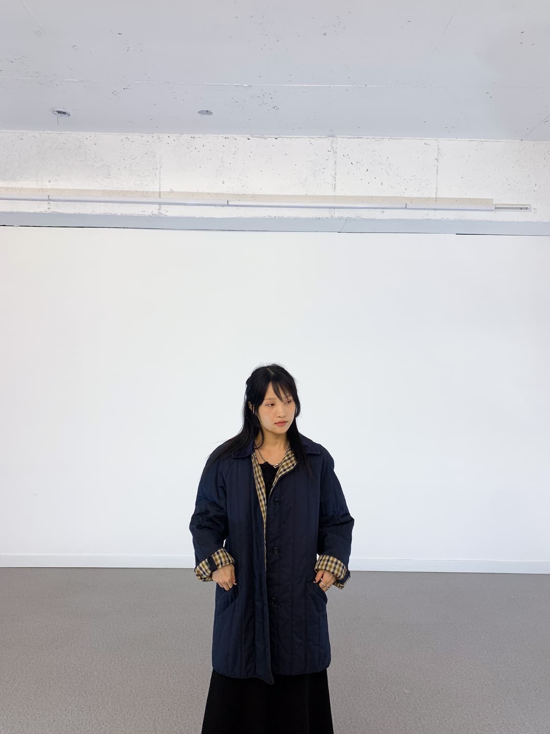 아쿠아스큐텀 퀼팅 자켓 100  상품이미지3