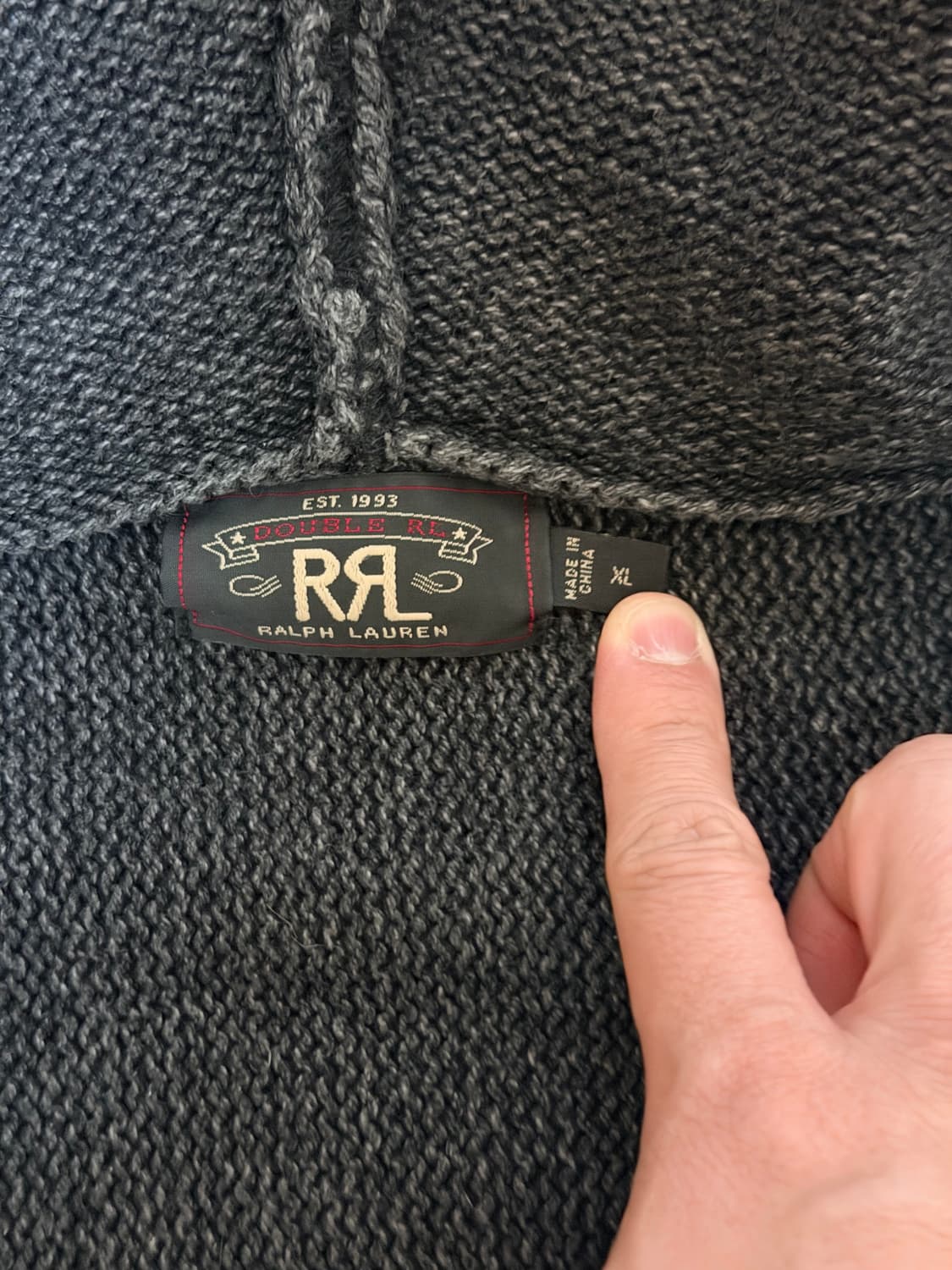 RRL 후드 집업 XL 상품이미지2