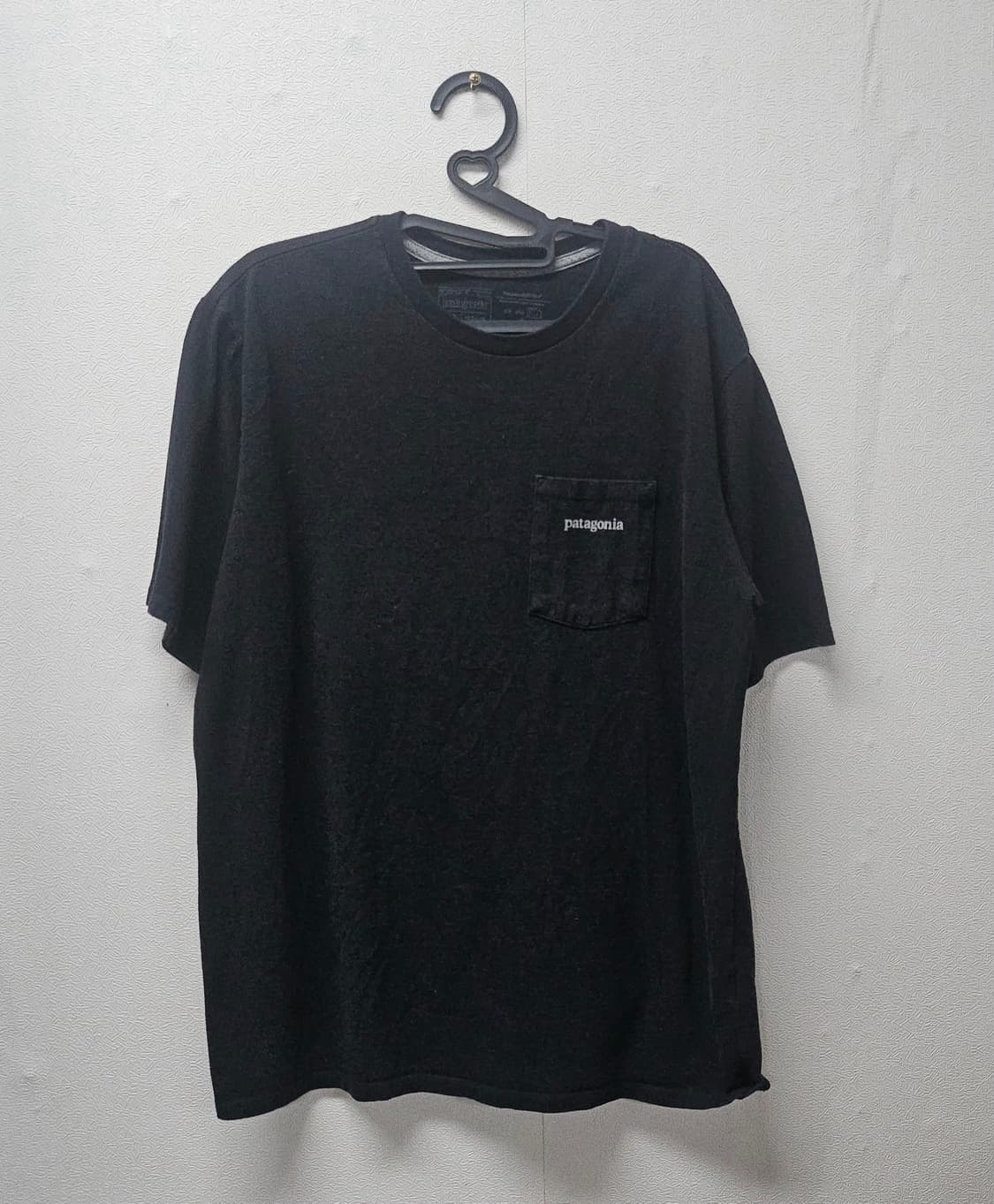 파타고니아 포켓 반팔 티셔츠 블랙 M 상품이미지2