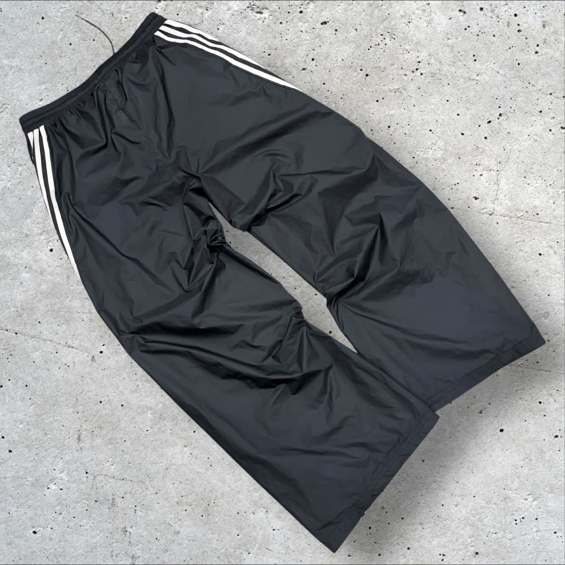 [L] 아디다스 나일론 삼선 트레이닝 바지 블랙 B842 상품이미지2