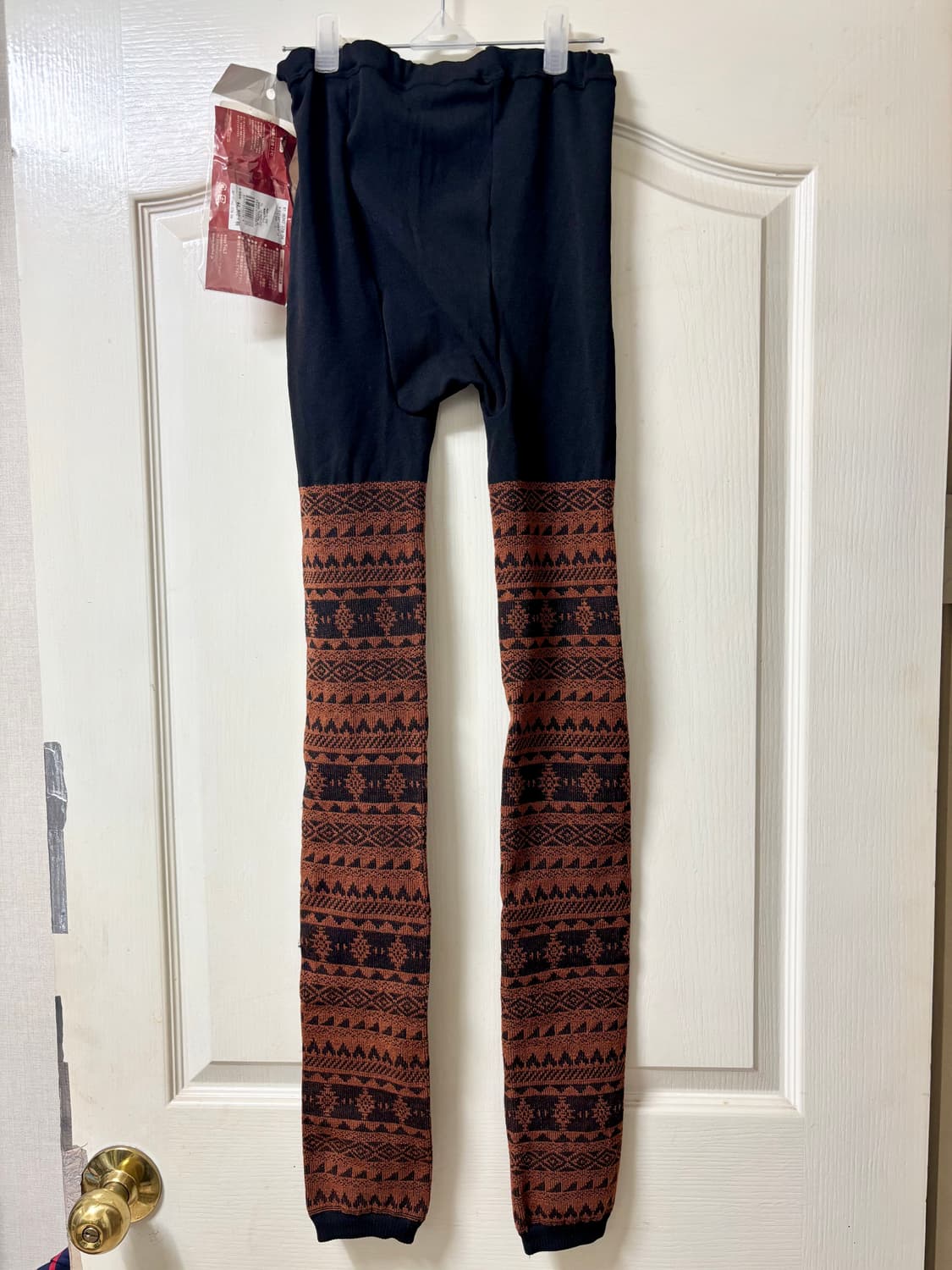 폭스파이어 히트텍 여성 레깅스 노르딕 패턴 미사용품 일본제 상품이미지2