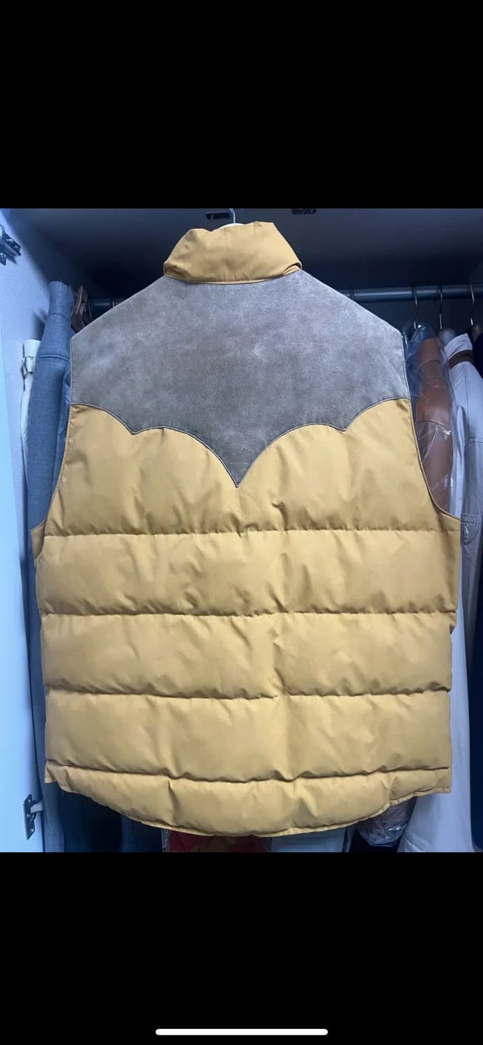 더블알엘 RRL 요크 패딩 베스트 라지 상품이미지3