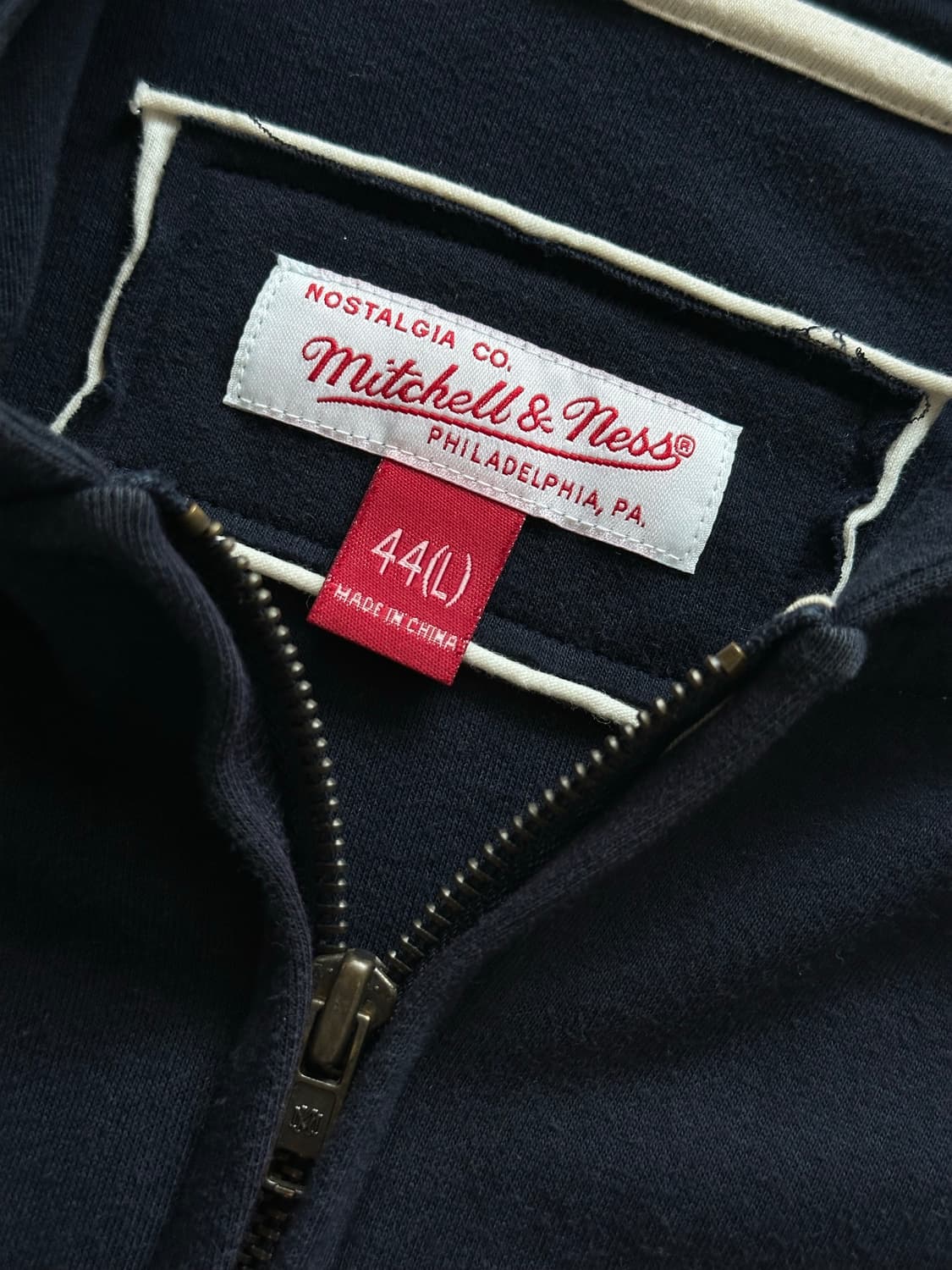 미첼엔네스 보스턴 레드삭스 후드집업 네이비  상품이미지3