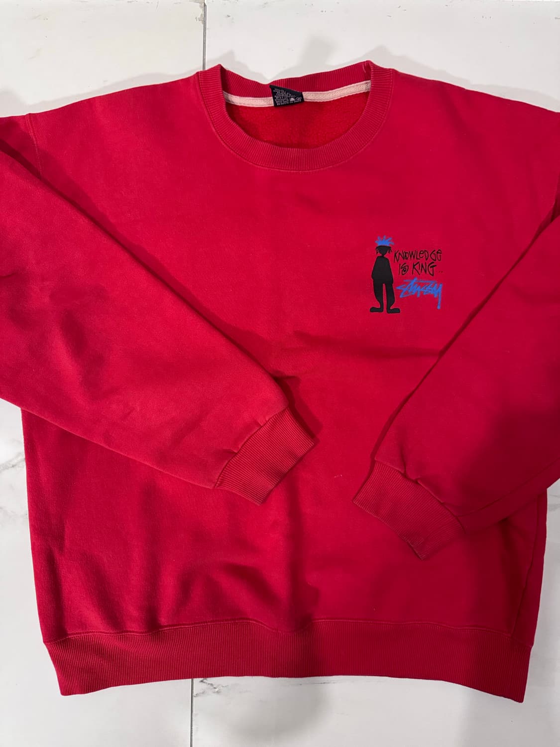 [L] 90s 스투시 knowledge is king 맨투맨 상품이미지1