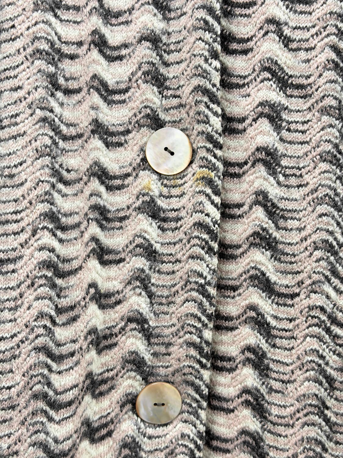 미쏘니 웨이브 니트 롱코트 상품이미지7