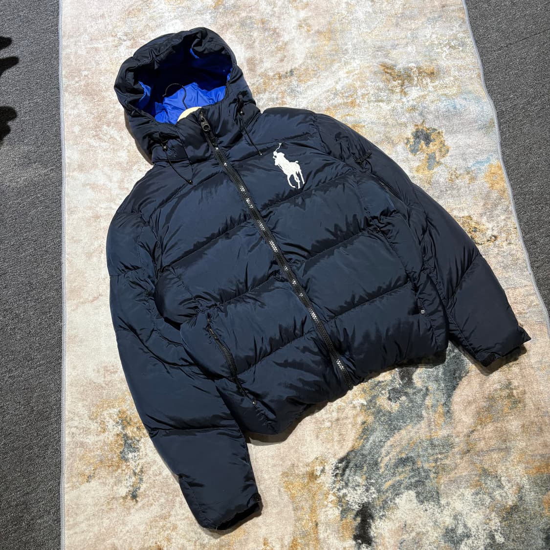 폴로 빅포니 빈티지 후드패딩 상품이미지1
