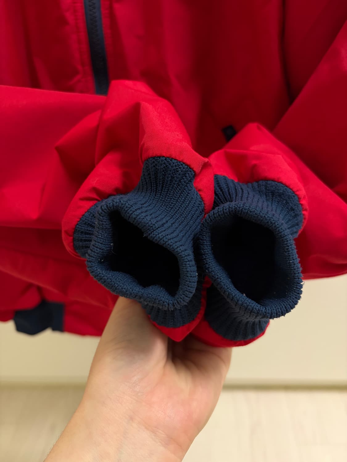 90s 파타고니아 신칠라 쉘드 봄버 자켓 레드 L 상품이미지3