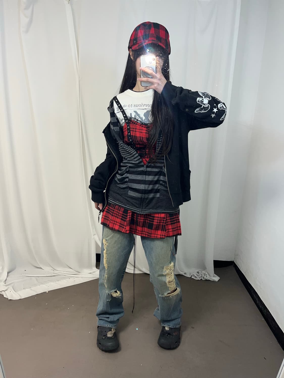 데일리 락펑크 걸 셋업 상품이미지2