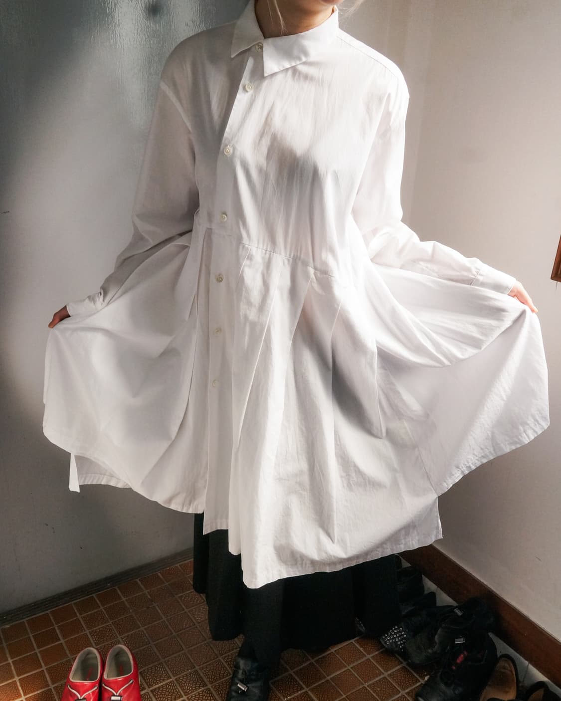 꼼데가르송 셔츠 원피스 상품이미지1